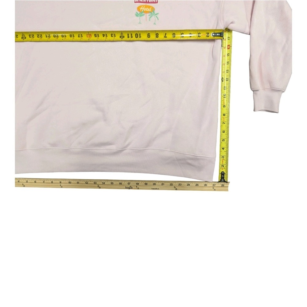 ⭐C7 Wild Fable Women Pink Sweatshirt Madeira Portugal /Beachfront Hotel Size XL - Picture 4 of 7